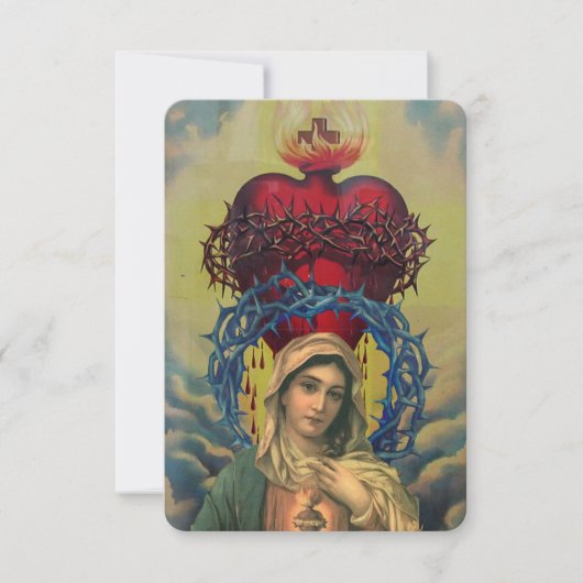 Virgin Mary, Mother of Jesus card Bedankkaart (Voorkant)
