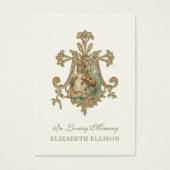 Virgin Mary MOUNT CARMEL Funeral Prayer Visitekaartje (Voorkant)