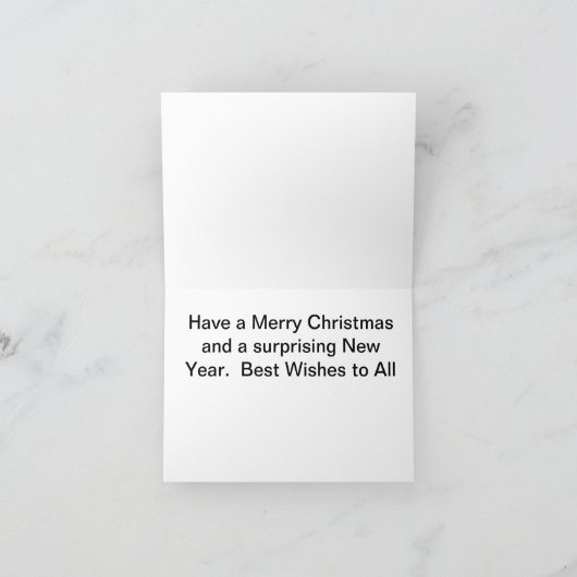 Virgin Mary Nature Christmas Card Feestdagen Kaart (Binnen)