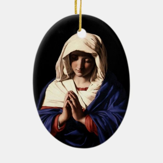 Virgin Mary Ornament (Achterkant)