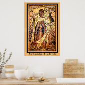 Virgin Mary Our Lady-Jose Guadalupe Posada Poster (Keuken)