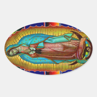 Virgin Mary Our Lady of Guadalupe Tilma Stickers