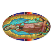 Virgin Mary Our Lady of Guadalupe Tilma Stickers