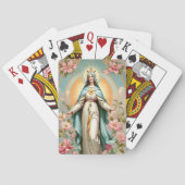 Virgin Mary playing cards, poker cards Pokerkaarten (Achterkant)