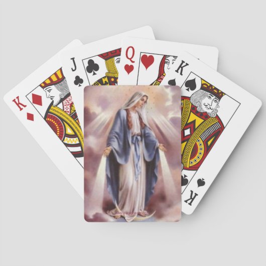 VIRGIN MARY POKERKAARTEN (Achterkant)