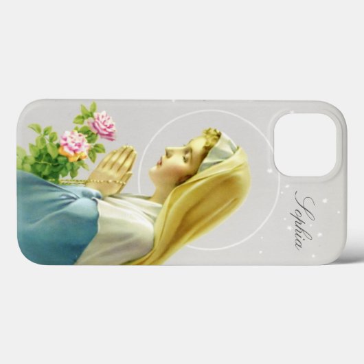 Virgin Mary Prayer Case-Mate iPhone Case (Achterkant (horizontaal))