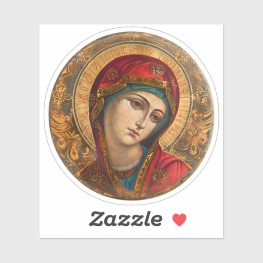Virgin Mary Religious Christelijk Vinyl Sticker (Vel)