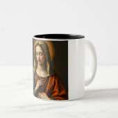 Virgin Mary Renaissance stijl koffie Mok (Voorkant rechts)