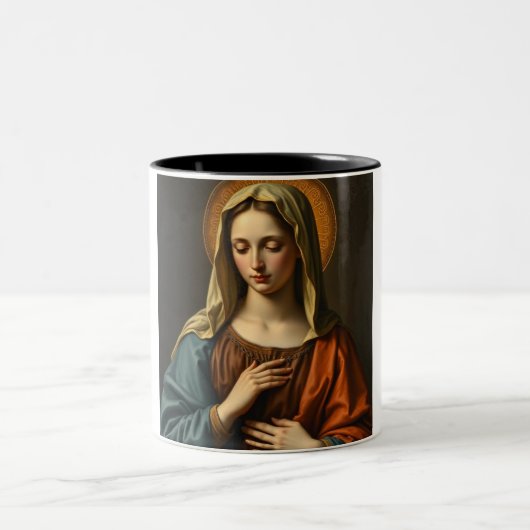 Virgin Mary Renaissance stijl koffie Mok (Center)