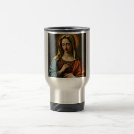 Virgin Mary Renaissance stijl reismok Reisbeker