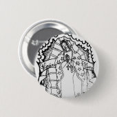 Virgin Mary Ronde Button 5,7 Cm (Voorkant /achterkant)