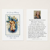 Virgin Mary rooms-katholieke funeral Photo Heilige Visitekaartje (Voorkant /achterkant)