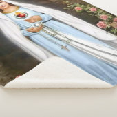 Virgin Mary sherpa blanket Sherpa Deken (3/4)