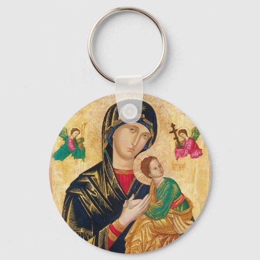 Virgin Mary Sleutelhanger (Voorkant)