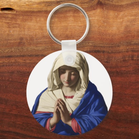 Virgin Mary Sleutelhanger (Voorkant)