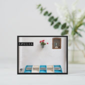 Virgin Mary street altar in Apulia edge briefkaart (Staand voorkant)