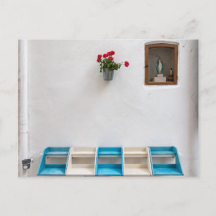 Virgin Mary street altar shrine briefkaart