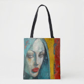 Virgin Mary Street Art Tote Bag (Voorkant)