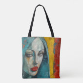 Virgin Mary Street Art Tote Bag (Achterkant)