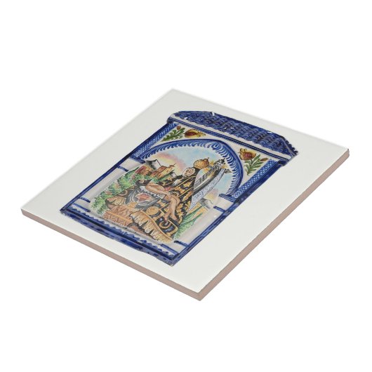 Virgin Mary tegel Tegeltje (Zijkant)