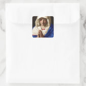 Virgin Mary Vierkante Sticker (Tas)