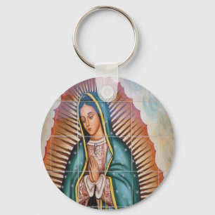Virgin Mary/Virgen de Guadalupe Sleutelhanger