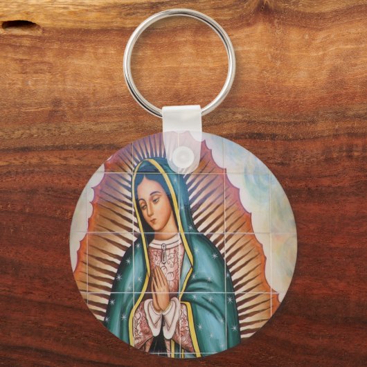 Virgin Mary/Virgen de Guadalupe Sleutelhanger (Voorkant)