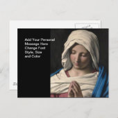 Virgin Mary/Virgen Maria Briefkaart (Voorkant / Achterkant)