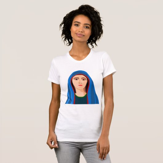 Virgin Mary Vrouwen T-shirt (Voorkant volledig)