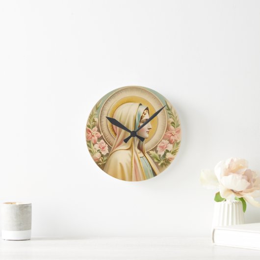 Virgin Mary Wall Clock Ronde Klok (Huis)