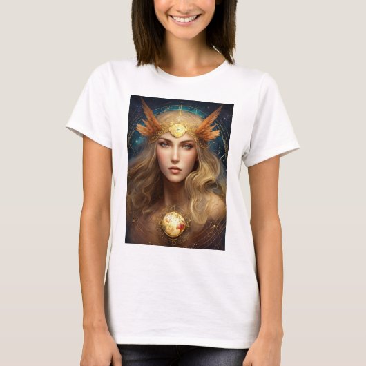 Virgin Mercury T-shirt voor dames (Voorkant)