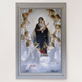 Virgin met Angels door William Adolphe Bouguereau Legpuzzel (Verticaal)