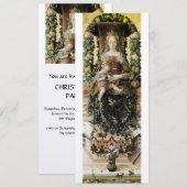 VIRGIN MET CHILD White Champagne Metallic Kaart (Voorkant / Achterkant)