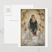 Virgin met Engelen, 1900 Briefkaart (Voorkant / Achterkant)