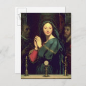 Virgin met Gastheer, 1841 Briefkaart (Voorkant / Achterkant)