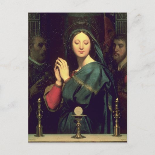 Virgin met Gastheer, 1841 Briefkaart (Voorkant)