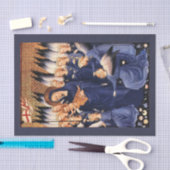 VIRGIN MET KIND, ANGELS, CHRISTMAS JOY PEACE LOVE TISSUEPAPIER (Craft)