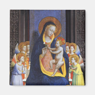 VIRGIN MET KIND, ANGELS EN ZINS MAGNEET