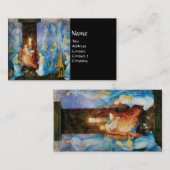 VIRGIN MET KIND - BEZORGDHEID OVER BLUE ANGELS Bla Visitekaartje (Voorkant / Achterkant)