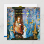 VIRGIN MET KIND - BEZORGDHEID VAN ANGELS Champagne Kaart (Voorkant / Achterkant)