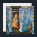 VIRGIN MET KIND - BEZORGDHEID VAN ANGELS Champagne Kaart<br><div class="desc">Een elegant,  artistiek en klassiek ontwerp,  gegrild van een renaissance schilderij.met een helder 3D-sapphire gemstone.</div>