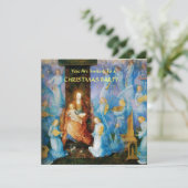 VIRGIN MET KIND - BEZORGDHEID VAN ANGELS Goud meta Kaart (Staand voorkant)