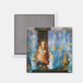 VIRGIN MET KIND - BEZORGDHEID VAN ANGELS MAGNEET (Voorkant / Achterkant)