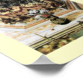 VIRGIN MET KIND, blauw zwart Poster (Hoek)