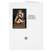 VIRGIN MET KIND, Blauwe Sapphire (Achterkant)