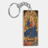 VIRGIN MET KIND EN ANGELS 2 SLEUTELHANGER (Voorkant Links)