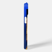 VIRGIN MET KIND EN ANGELS, blauw saffier Case-Mate iPhone Case (Achterkant / Rechts)