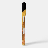 VIRGIN MET KIND EN ANGELS, blauw zwart Case-Mate iPhone Case (Achterkant / Rechts)