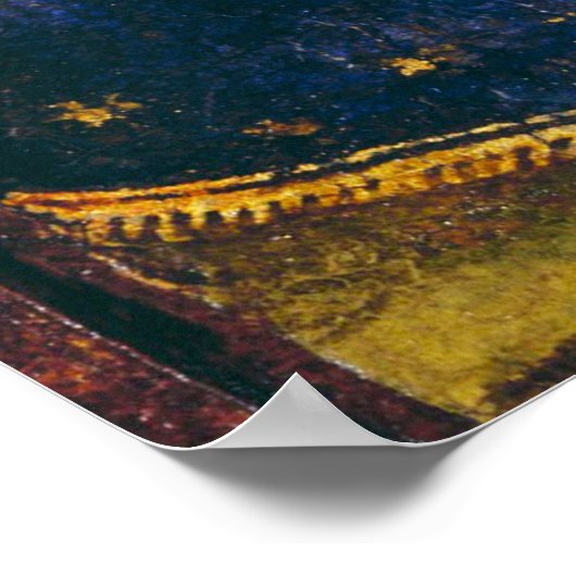 VIRGIN MET KIND EN ANGELS Fra Angelico Poster (Hoek)