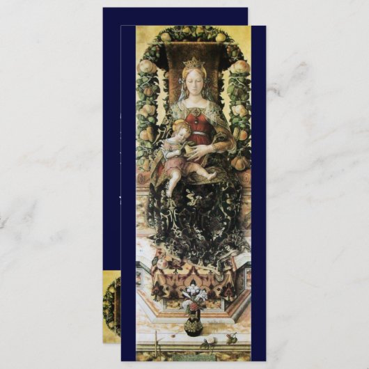 VIRGIN MET KIND KAART (Voorkant / Achterkant)